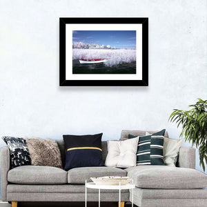 Lake Golyazi in Winter Wall Art