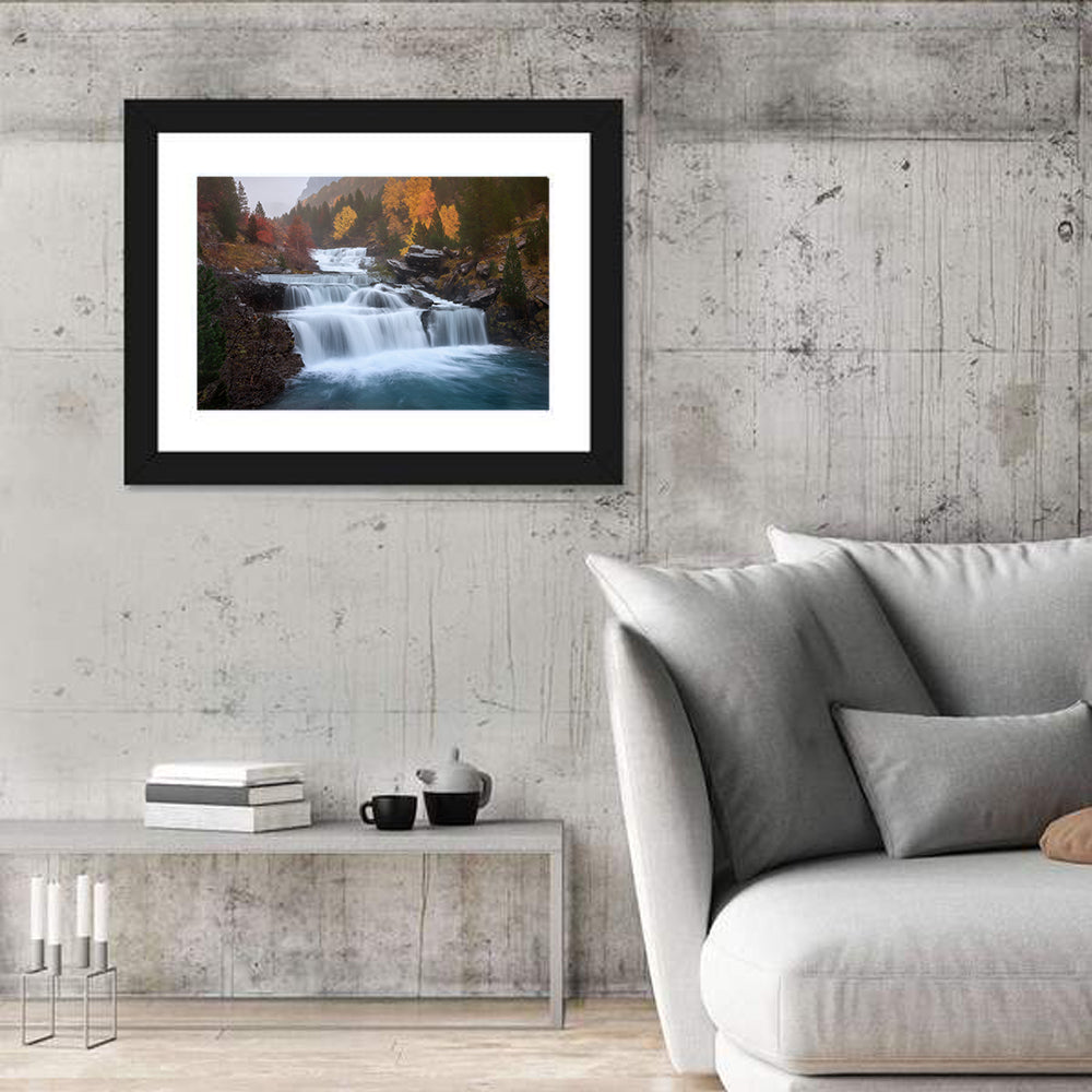 Huesca Cascading Waterfalls Wall Art