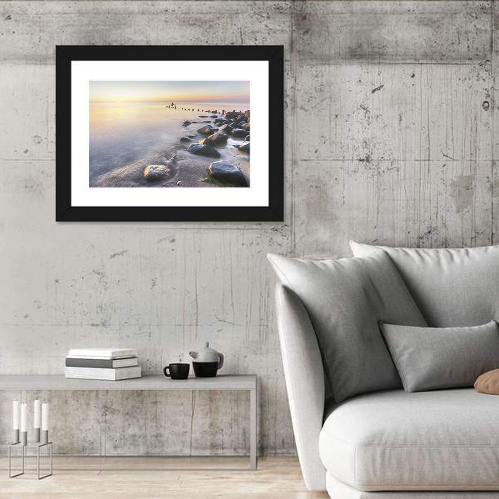 Michigan Shoreline Pilings Wall Art