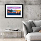 Sørvágsvatn Sunset Wall Art