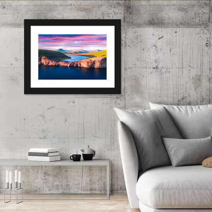 Sørvágsvatn Sunset Wall Art
