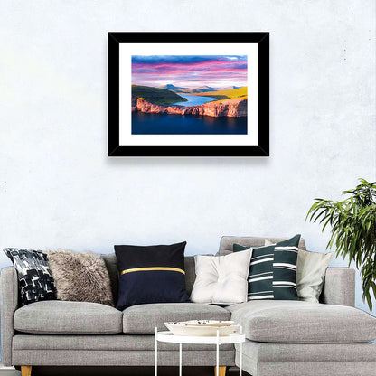 Sørvágsvatn Sunset Wall Art