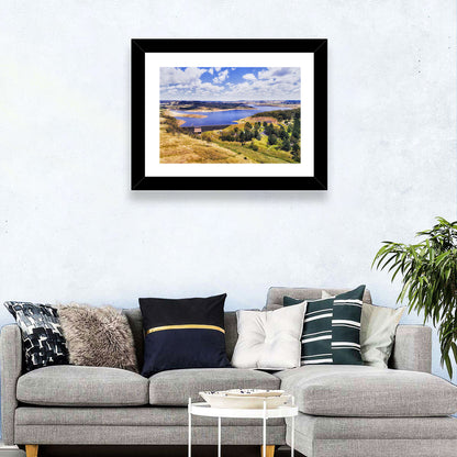 Oberon Lake Aerial Landscape Wall Art