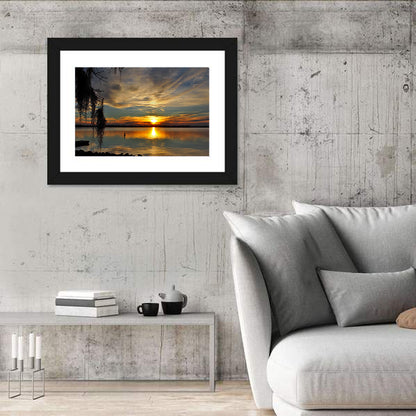 Lake Seminole Sunset Reflection Wall Art