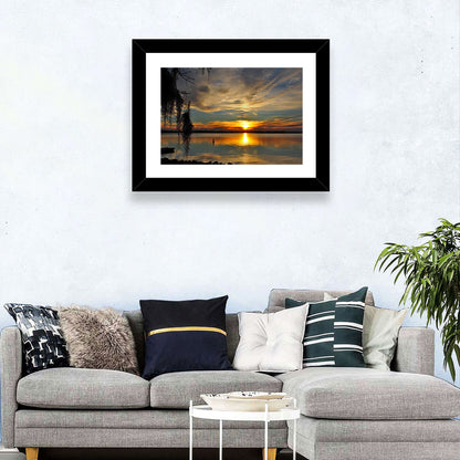 Lake Seminole Sunset Reflection Wall Art