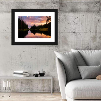 Lake Irene Sunset Reflection Wall Art