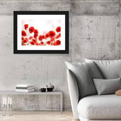 Red Poppy Field Wall Art