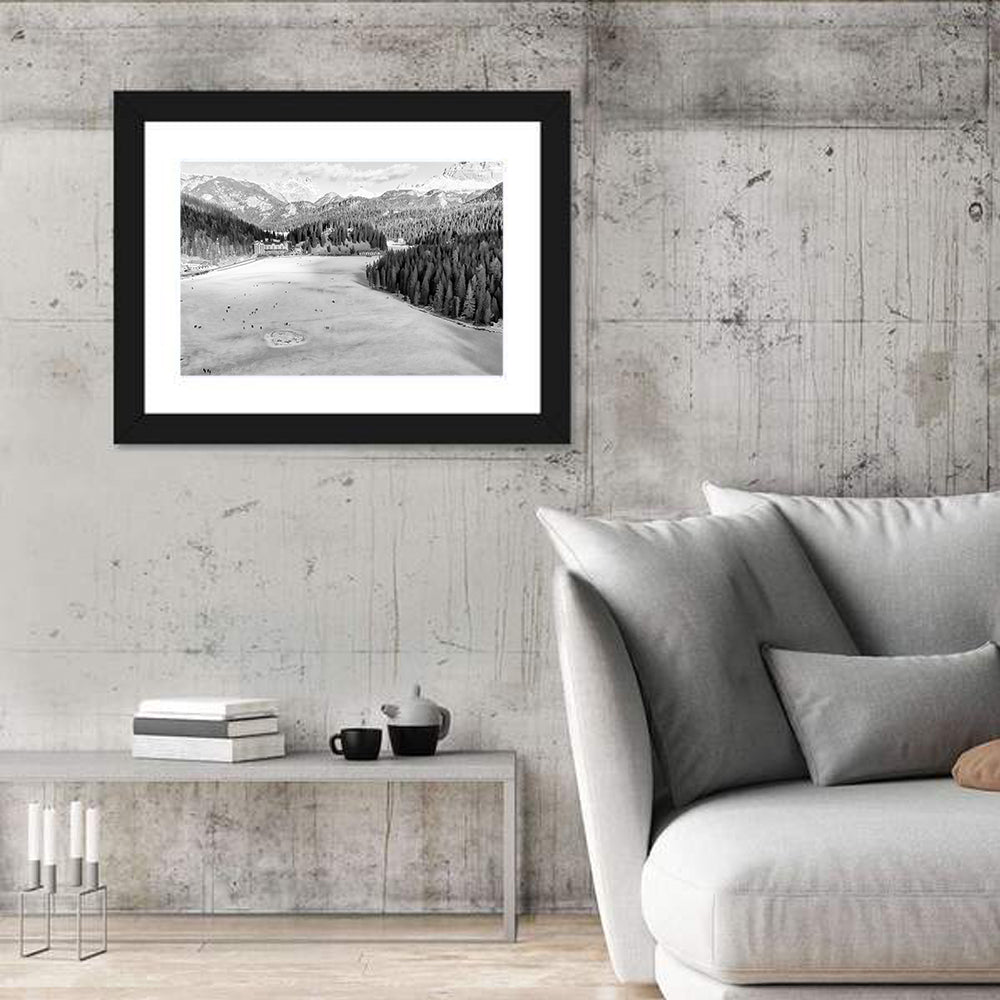 Dolomites at Lago Di Misurina Wall Art
