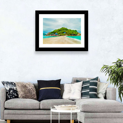 Koh Nang Yuan Sandbar Island Beach Wall Art