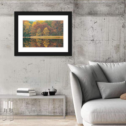 Douglas Lake Autumn Reflection Wall Art
