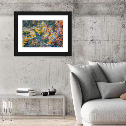 Maloya Pass Aerial View Wall Art