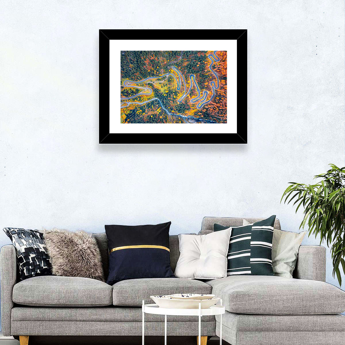 Maloya Pass Aerial View Wall Art