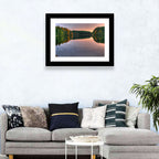 Estonian Lake at Golden Hour Wall Art