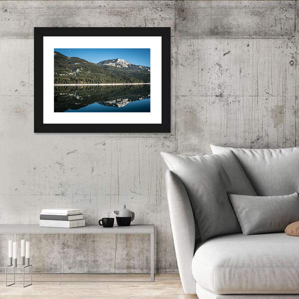 Kachess Lake Moon Reflection Wall Art