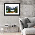 Lake Louise Poppies Wall Art