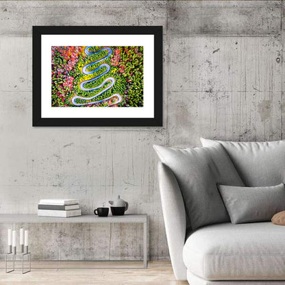 Cheia Autumn Winding Road Wall Art
