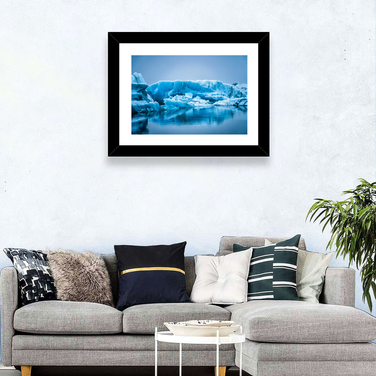 Icebergs in Jokulsarlon Wall Art