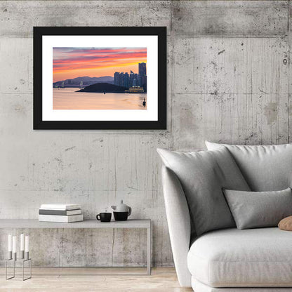 Gwangan Bridge and Busan Skyline Wall Art