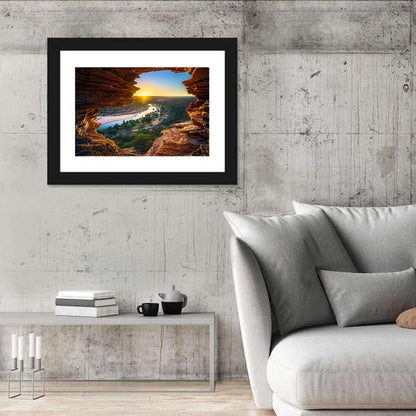 Nature's Window Sunrise, Kalbarri Wall Art