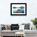 Li River Bamboo Raft, Guilin Wall Art