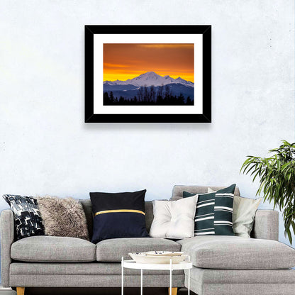 Sunrise Over Mount Baker Wall Art