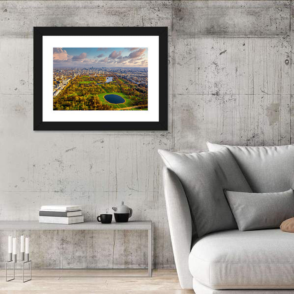 Hyde Park Aerial View Wall Art