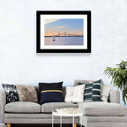 Newport Bridge at Sunset Wall Art