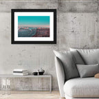Sunlit Canyon Rim at Dusk Wall Art