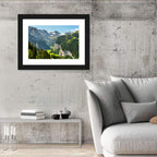 Lauterbrunnen Valley Waterfall View Wall Art