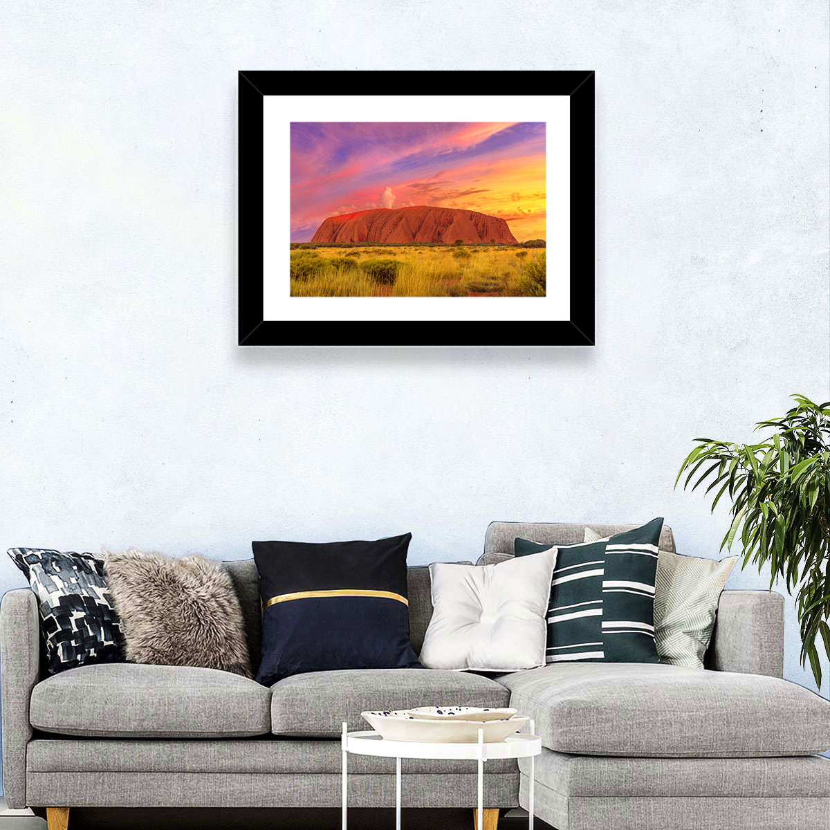 Uluru Golden Hour Sunset Wall Art
