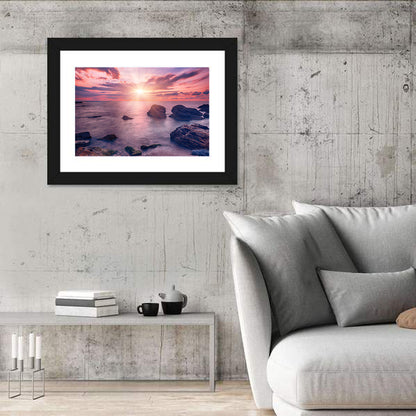 Ethereal Sea Sunrise Wall Art
