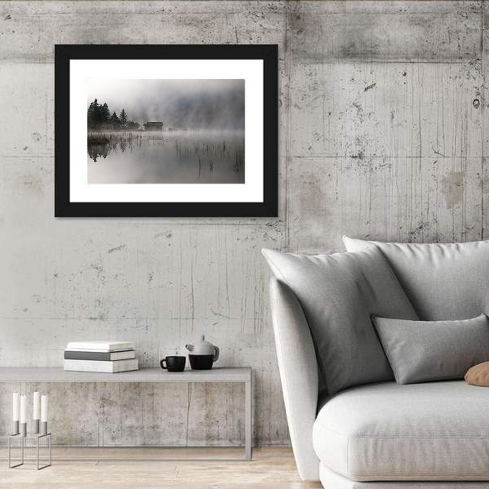 Ferchensee Morning Mist Wall Art