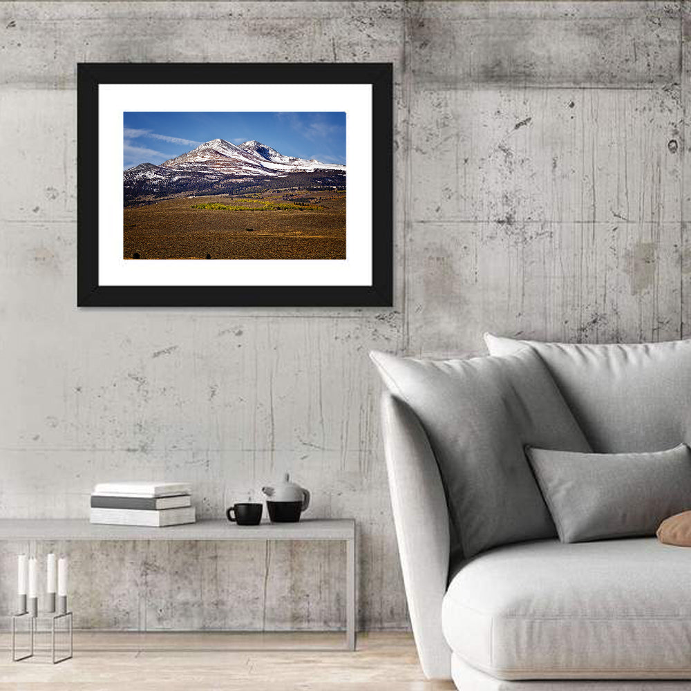 Sierra Nevada Snow Capped Peaks Wall Art