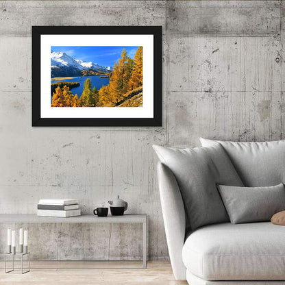 Silsersee Autumn Vista Wall Art