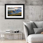 Table Rock Sunrise Over Looking Glass Rock Wall Art