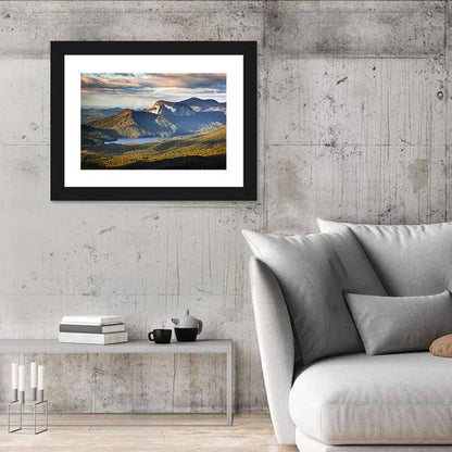 Table Rock Sunrise Over Looking Glass Rock Wall Art
