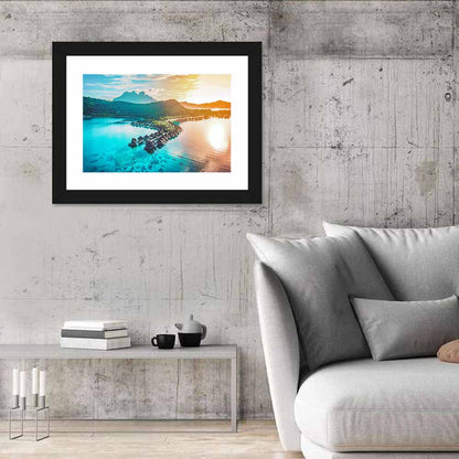 Bora Bora Overwater Bungalows Wall Art