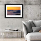 Cloud Sea Over Mountains at Golden Dawn Wall Art