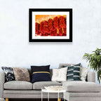 Hanging Dried Chili Peppers Wall Art