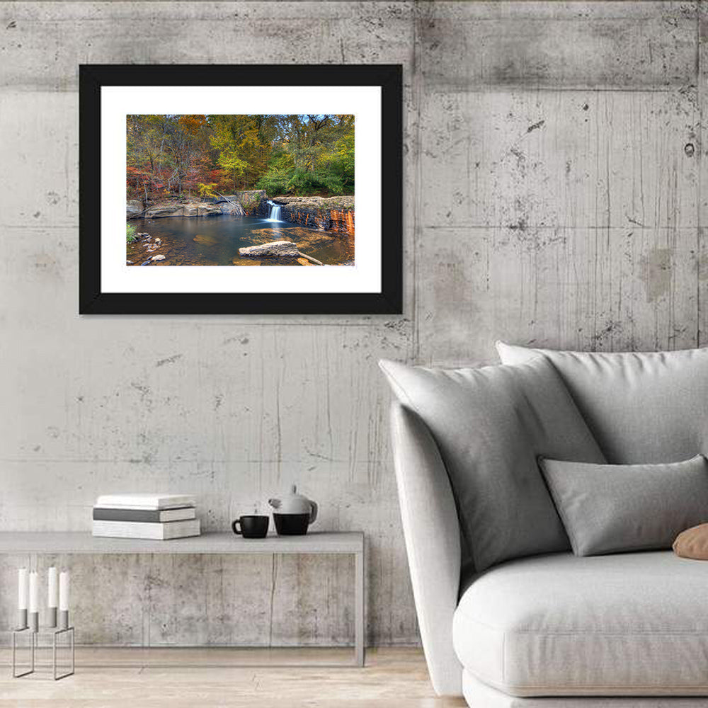 Freeman Mill Stone Dam Pond Wall Art
