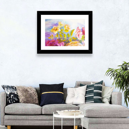 Watercolor Floral Wall Art