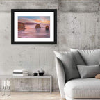 Twelve Apostles Sunset Sea Stacks Wall Art
