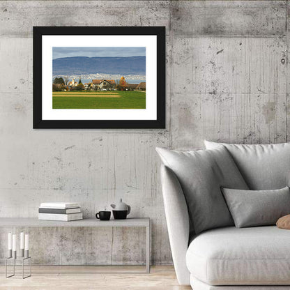 Lake Neuchatel Countryside View Wall Art