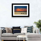 Ottawa River Sunset Canoe Wall Art