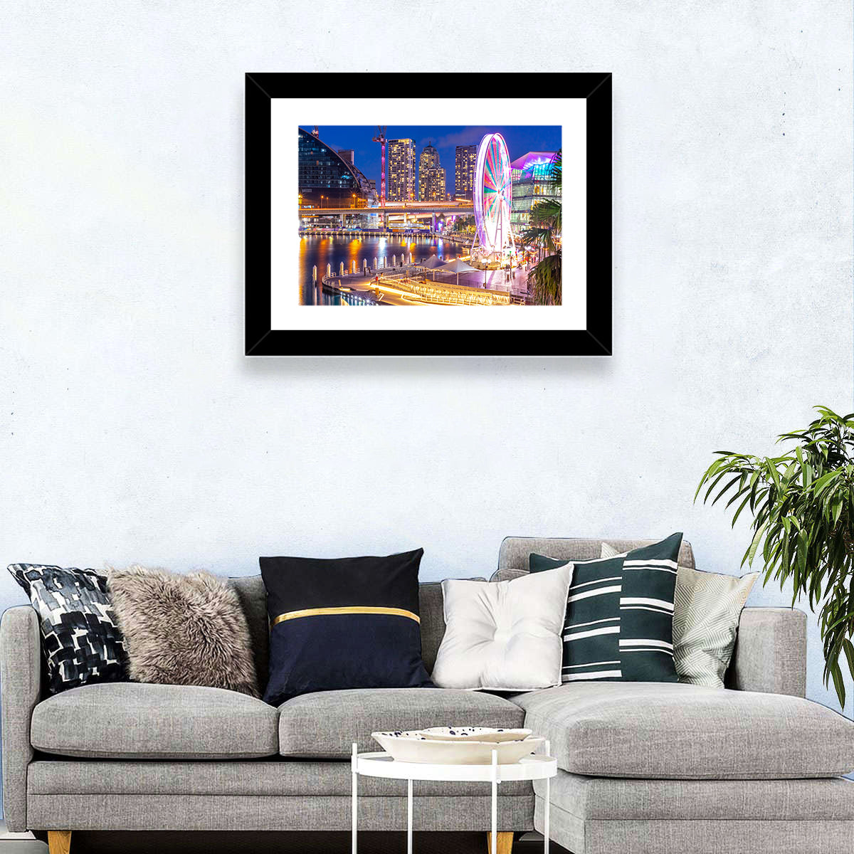 Darling Harbour Nightscape Wall Art