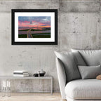 Mobile Bay Causeway at Dusk Wall Art