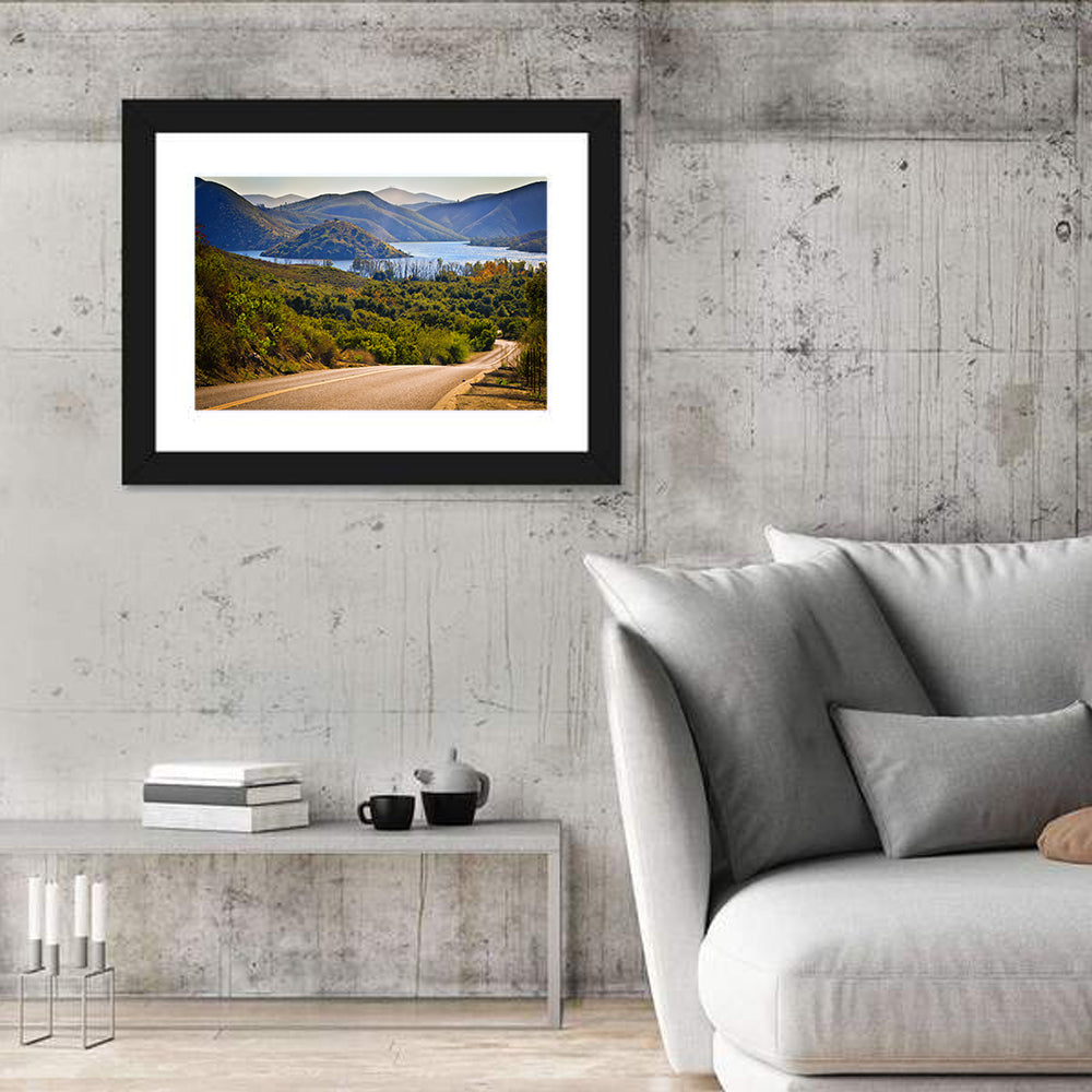 Lake Hodges Roadside Vista Wall Art