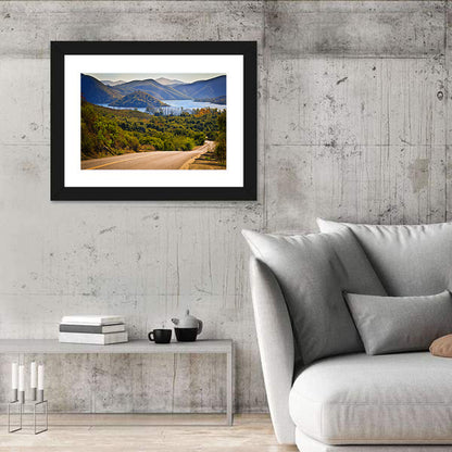 Lake Hodges Roadside Vista Wall Art