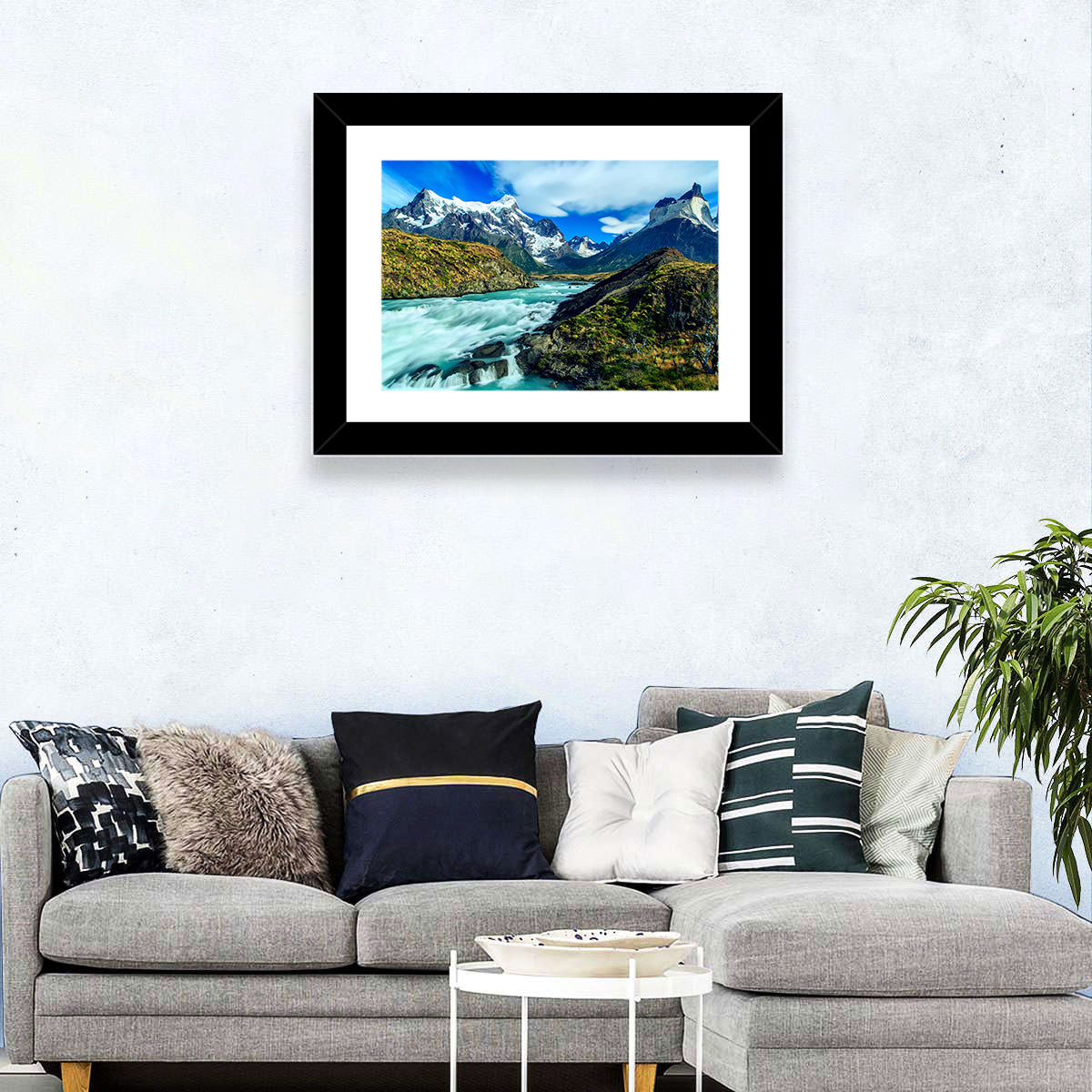 Torres Del Paine Glacier Stream Wall Art