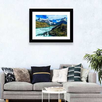 Torres Del Paine Glacier Stream Wall Art